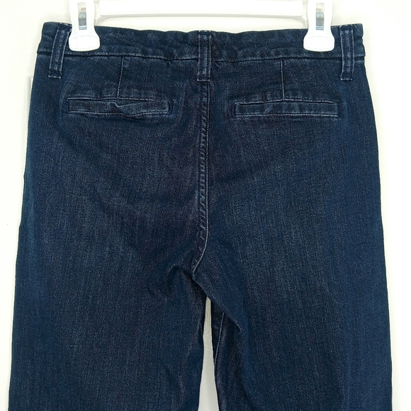 BANANA REPUBLIC Women’s Dark Wash Trouser Jeans Size 27/4 Classic Versatile - Picture 8 of 11